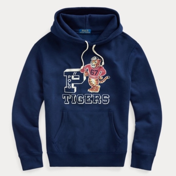 New - Polo Ralph Lauren Tigers Hoodie Sweatshirt - Picture 4 of 8